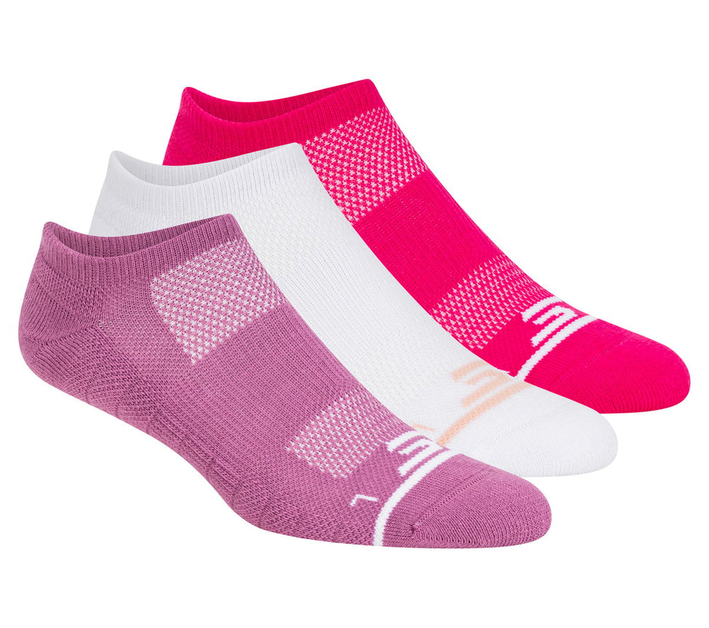 Skechers On sale | Women|Clothing 3 Pack Women's No Show Premium Basic Socks