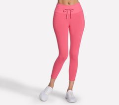 Skechers On sale | Women GO WALK Rib Mix High Waisted 7/8 Legging