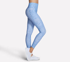 Skechers Discount | Women GO WALK Printed Full Length High-Waisted Legging