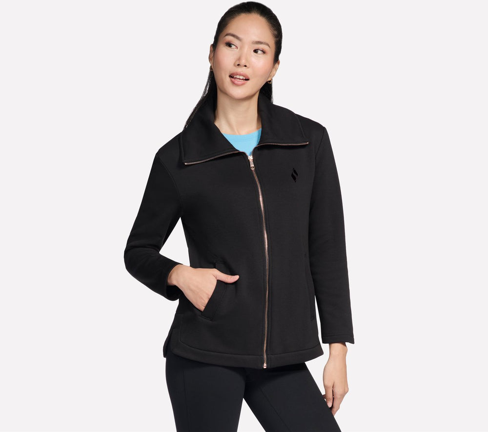 Skechers Discount | Women GO SNUGGLE Tunic Full Zip Jacket