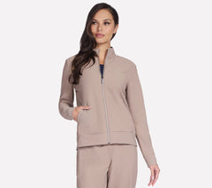 Skechers Online | Women GO Luxe Rib Everyday Full Zip Jacket