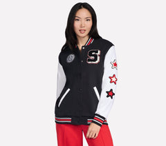 Skechers Outlet | Women Classic Varsity Jacket
