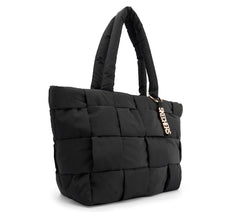 Skechers Discount | Women|Kids|Clothing Quilted Checkered Shopper Bag