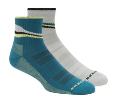 Skechers Online | Men|Clothing 2 Pack Men's Quarter Trail Socks