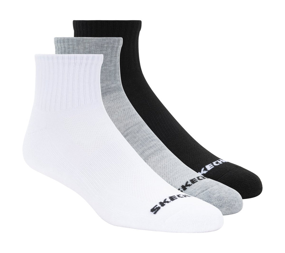 Skechers US | Men|Clothing 3 Pack Quarter Crew Sport Socks