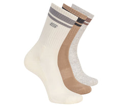 Skechers Discount | Men|Clothing 3 Pack Men's Lifestyle Crew Socks