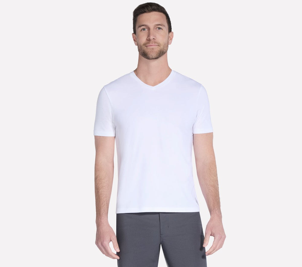 Skechers US | Men GO DRI Pima Short Sleeve V-Neck