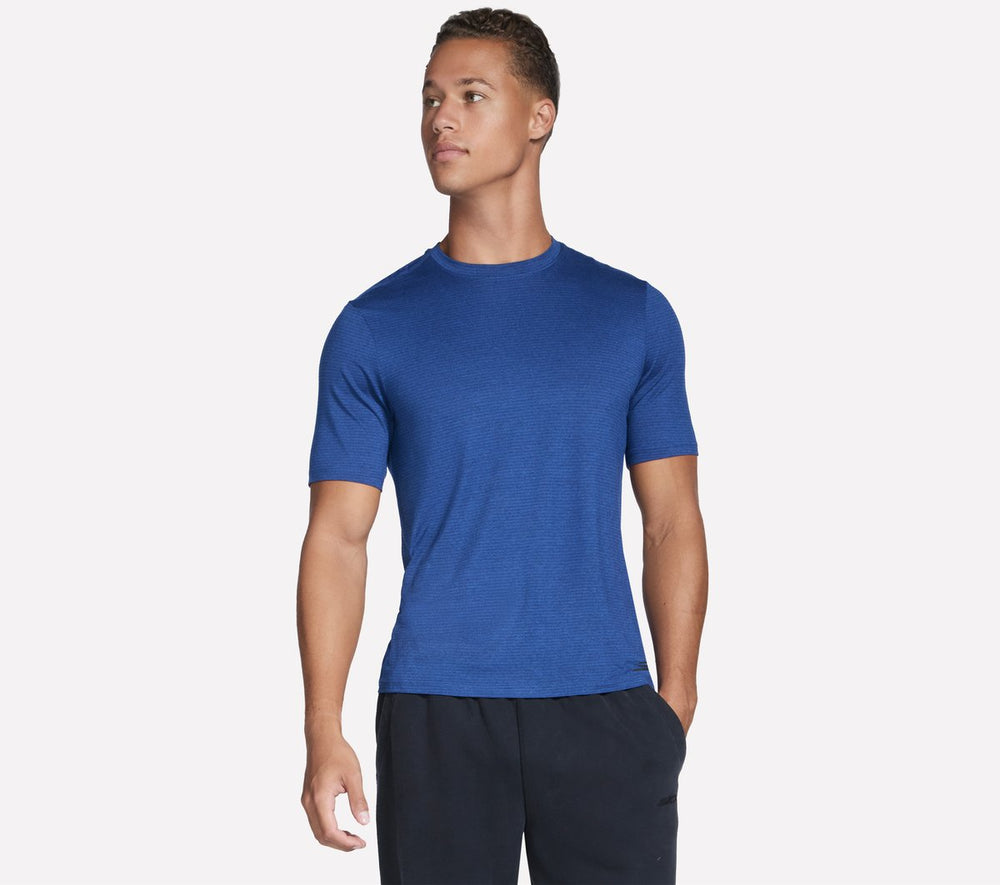Skechers Sale | Men GO DRI All Day Stripe Tee