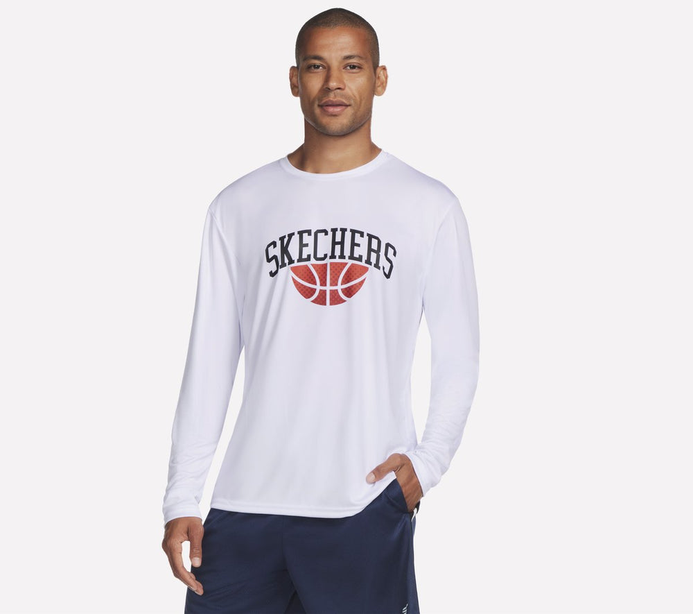 Skechers For sale | Men Hoops Long Sleeve Tee
