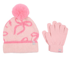 Skechers For sale | Clothing Bow Print Hat and Glove Set