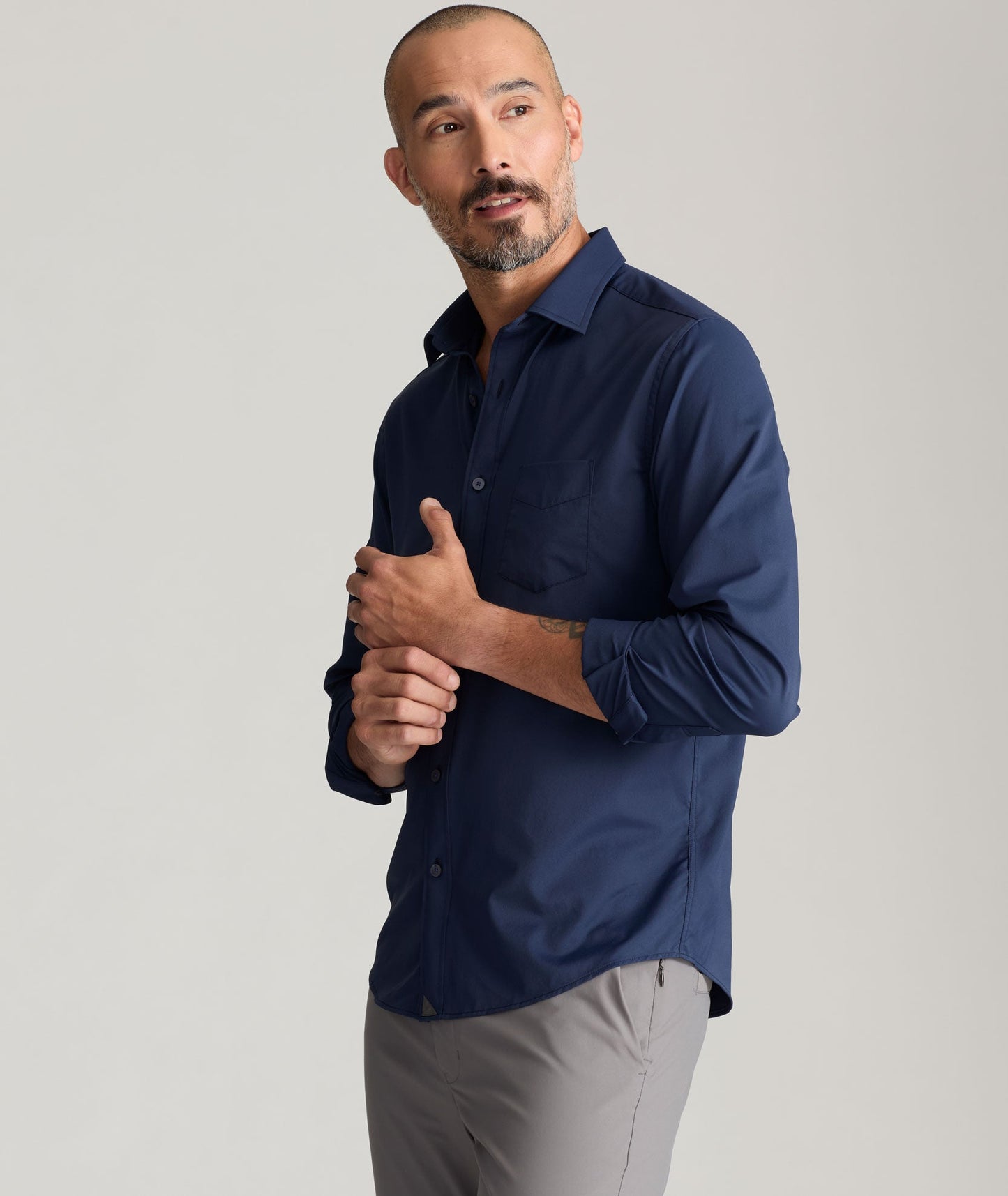 UNTUCKit Performance Gironde Shirt Navy