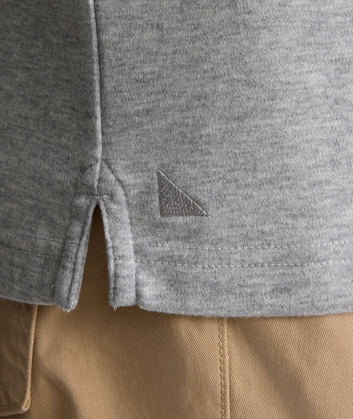 UNTUCKit Wrinkle-Free Damaschino Polo Heathered Gray