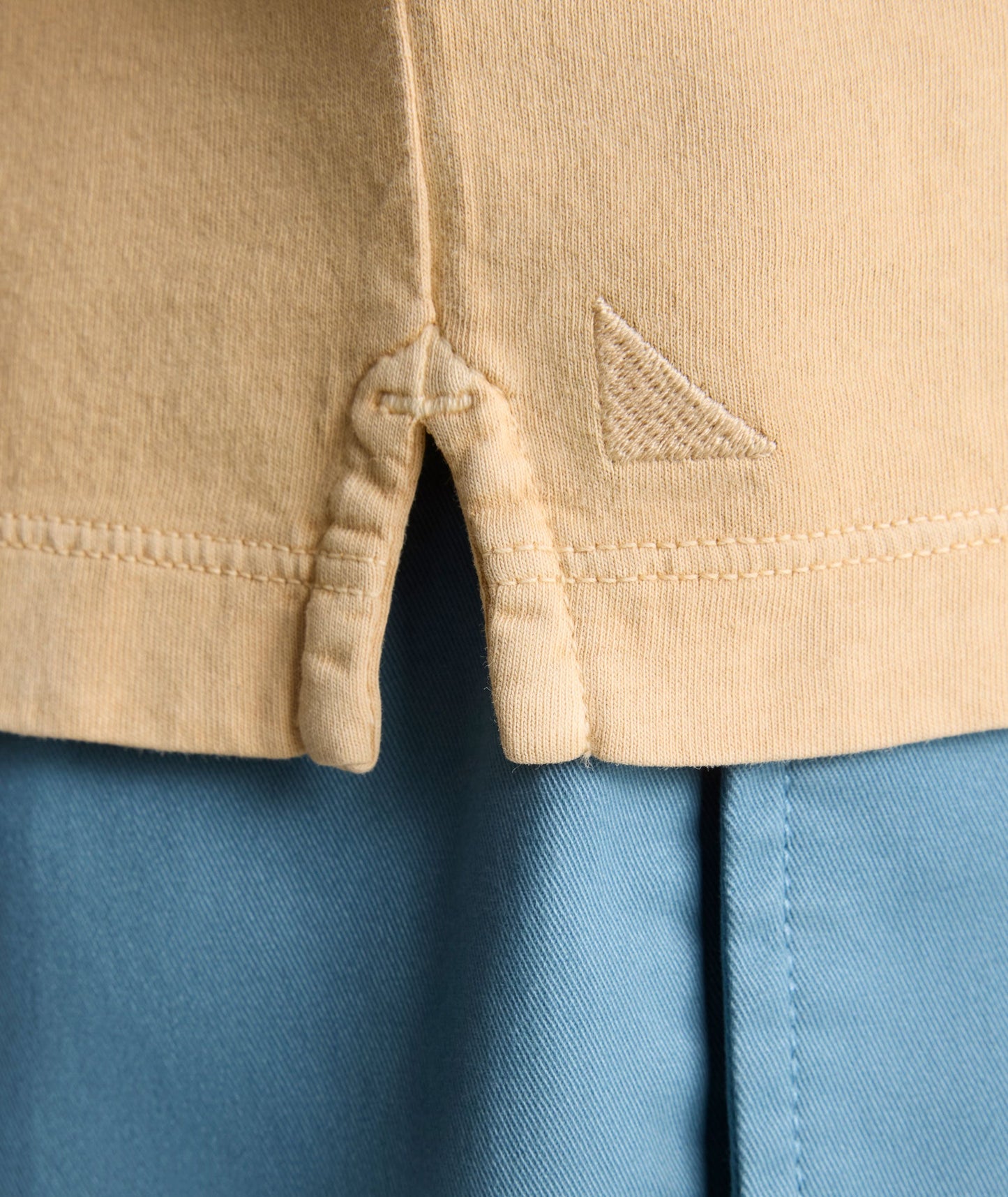 UNTUCKit Vintage Wash Polo Orange