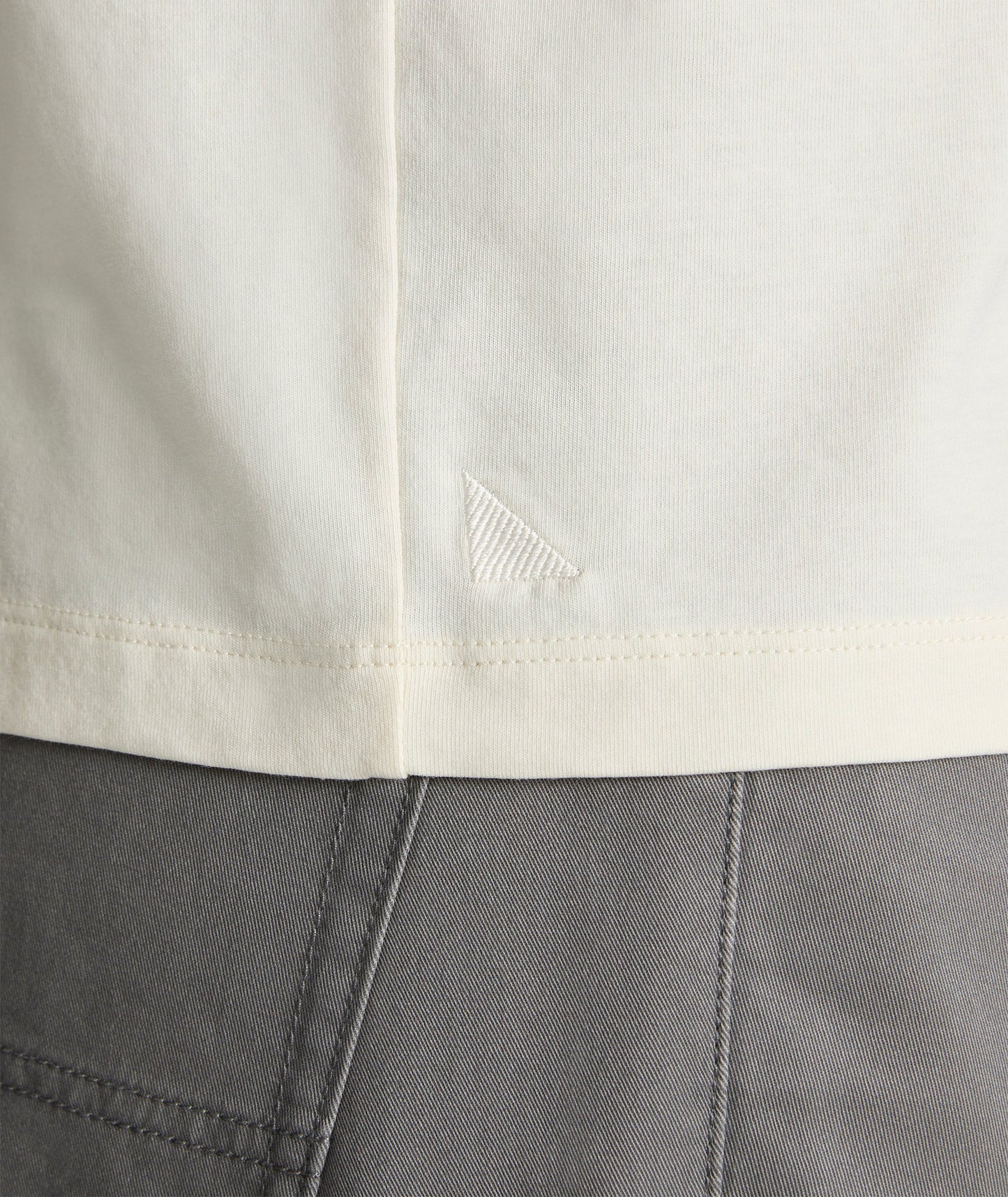 UNTUCKit EcoSoft™ Pocket Tee Ecru