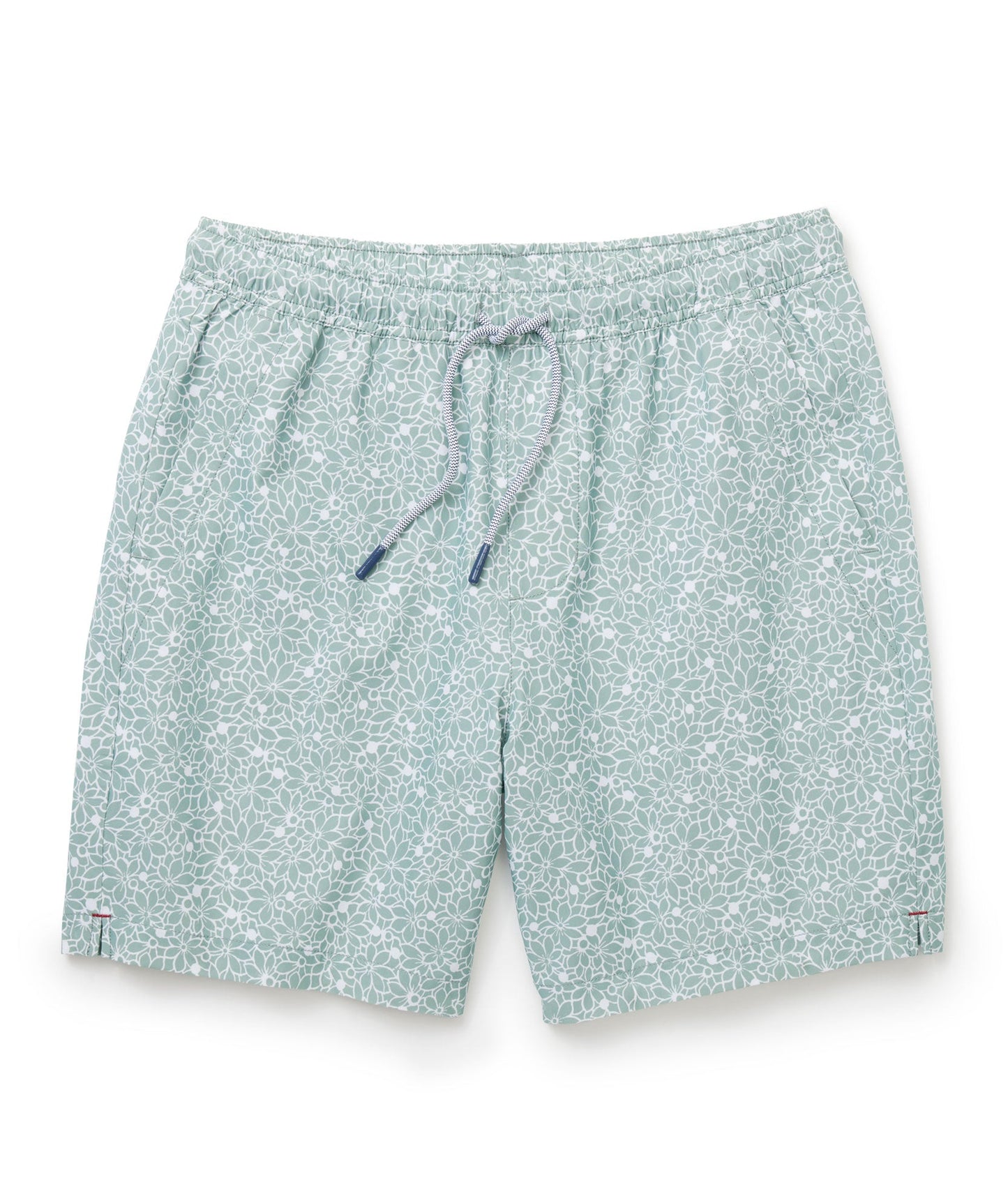 UNTUCKit Beyond Shorts Light Green Floral
