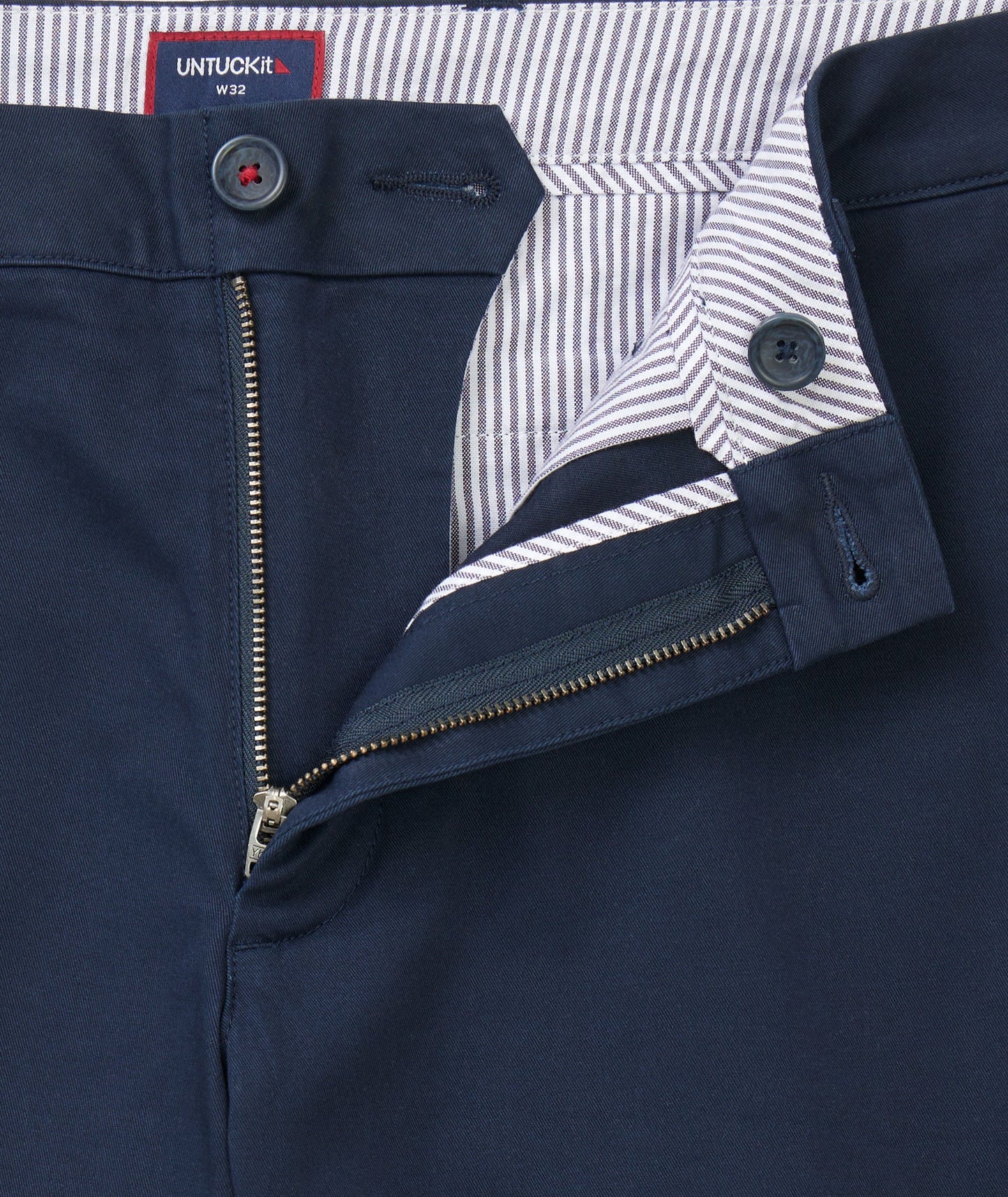 UNTUCKit 7" Stretch Chino Shorts Navy
