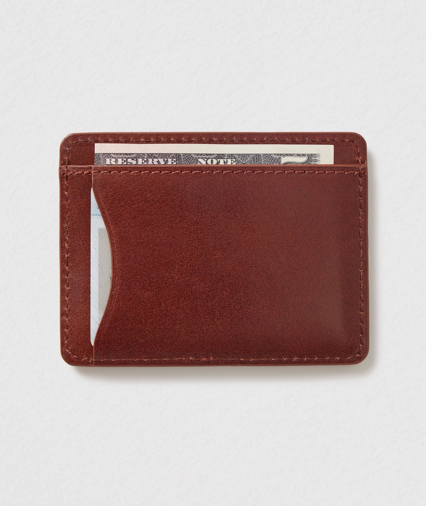 UNTUCKit Leather Card Case Brown