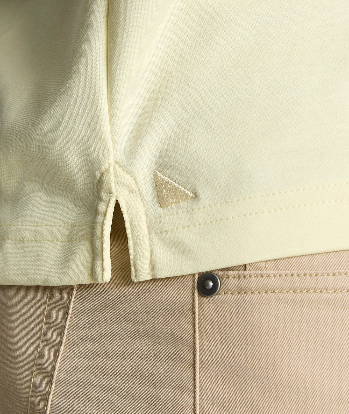 UNTUCKit Wrinkle-Free Damaschino Polo Yellow