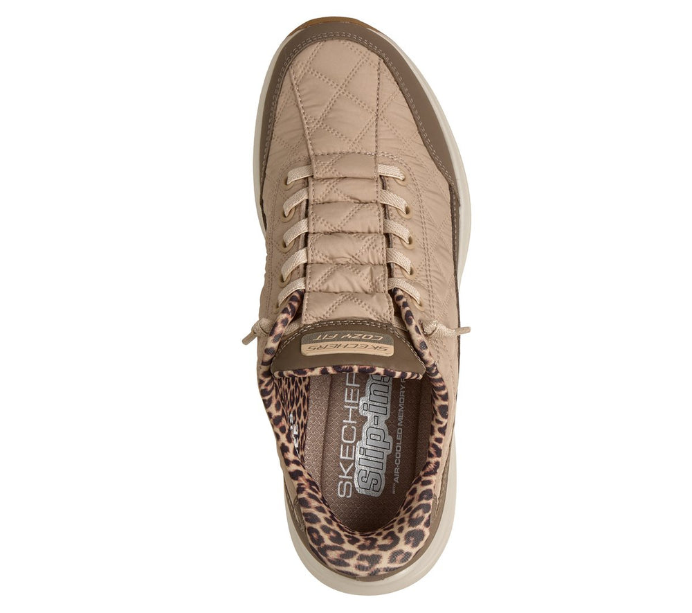Skechers Online | Women Slip-ins: Contour Foam - Cozy Fit Leopard Dream