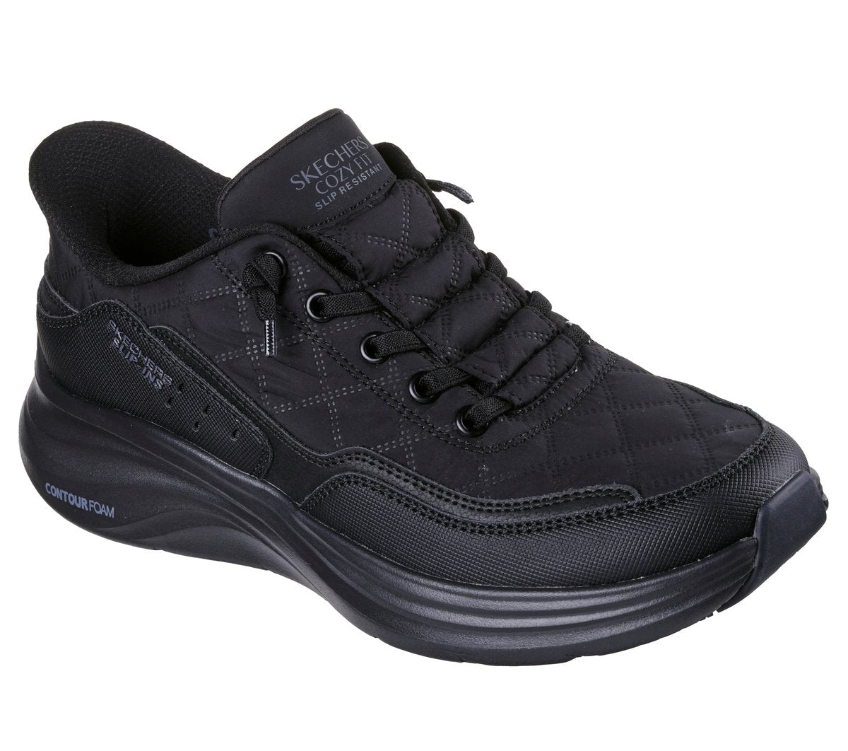Skechers Discount | Women Slip-ins Work Slip-Resistant: Contour Foam - Cozy Fit