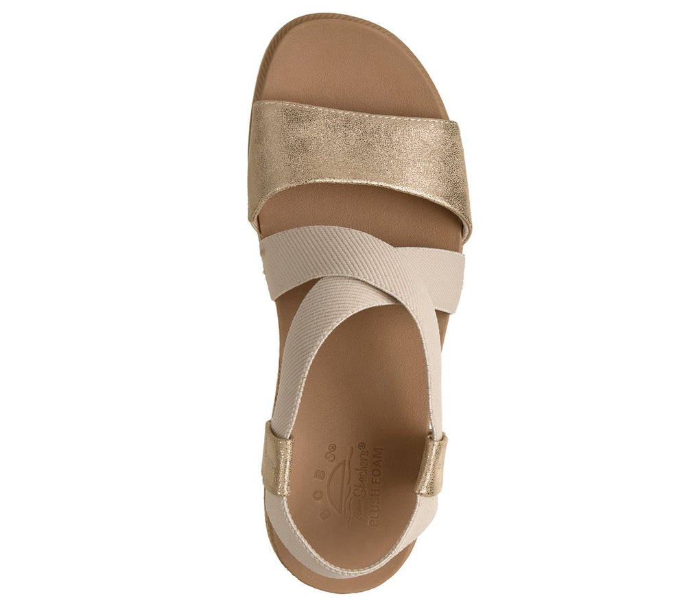 Skechers Outlet | Women|New Arrivals BOBS Desert Kiss Low - Sand Hop