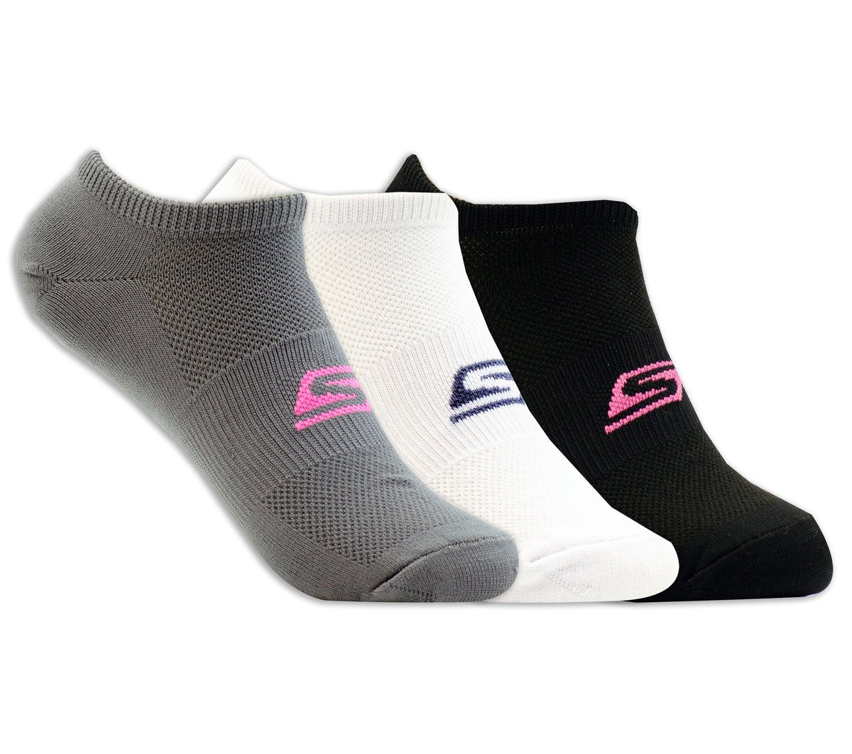 Skechers Discount | Women|Clothing 3 Pack No Show Stretch Socks