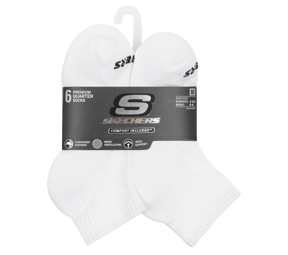 Skechers On sale | Women|Clothing 6 Pack Core Quarter Medium Socks