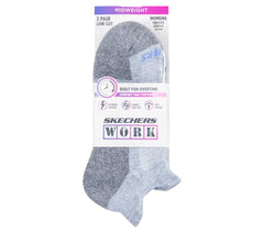 Skechers Outlet | Women|Clothing Work: Lowcut Heel Tab Socks - 3 Pack