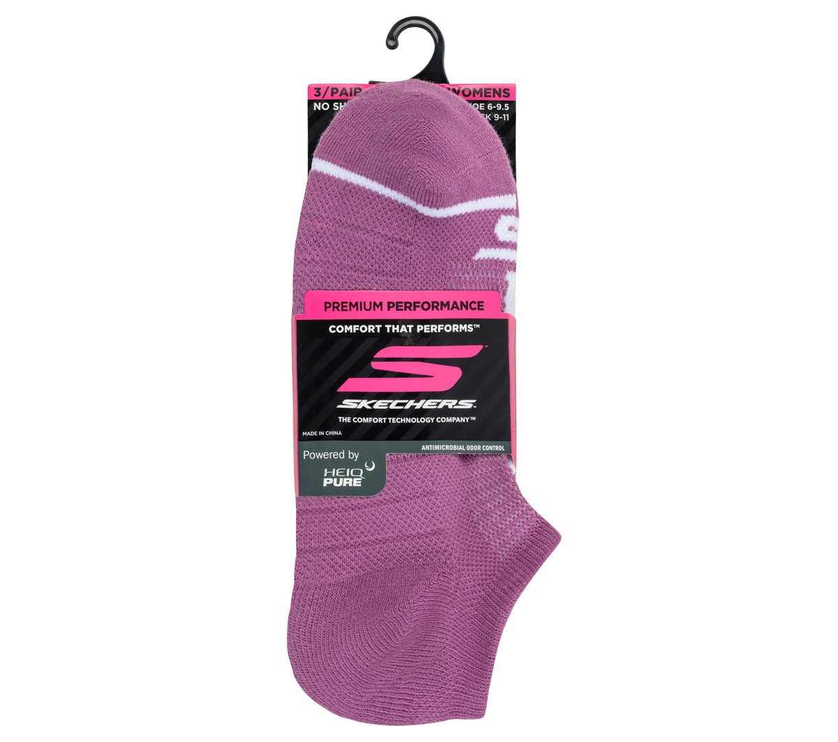 Skechers On sale | Women|Clothing 3 Pack Women's No Show Premium Basic Socks