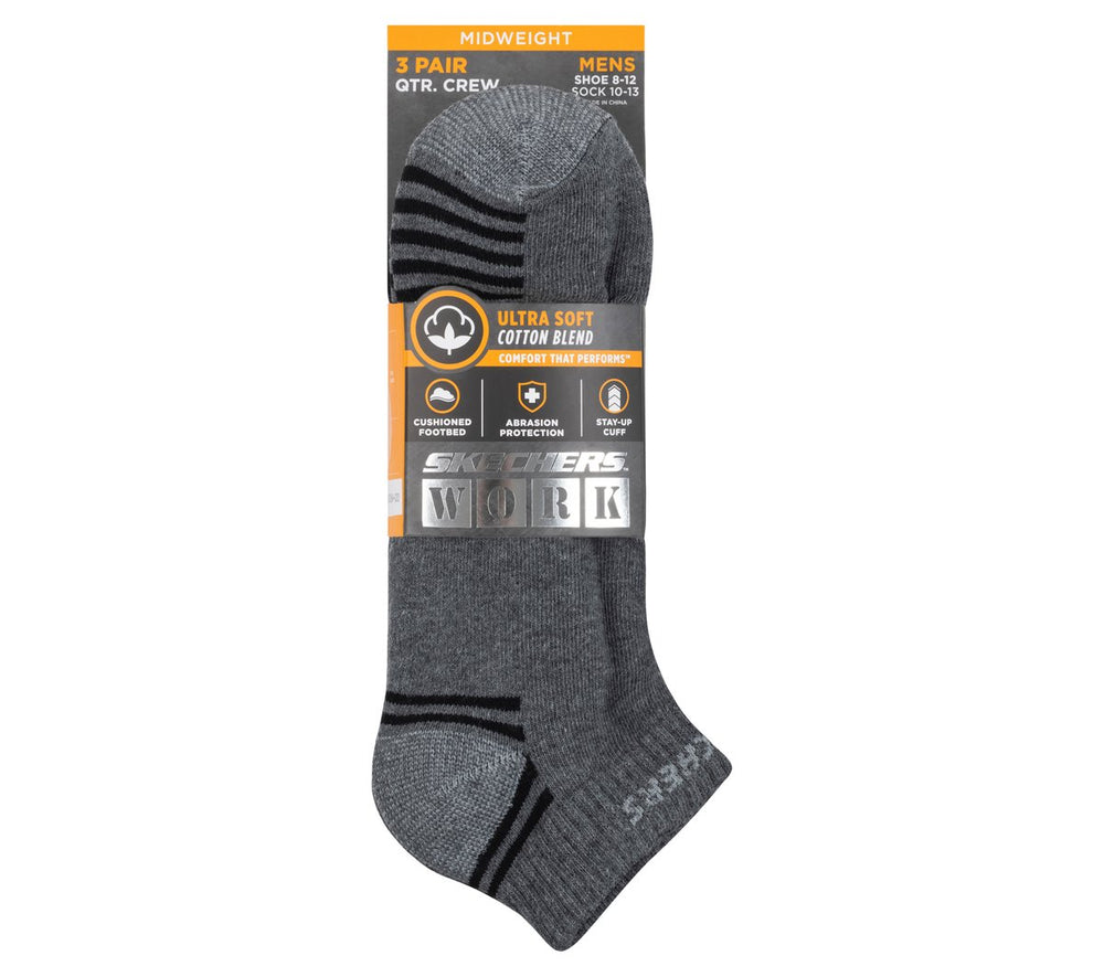 Skechers Discount | Women|Men|Clothing 3 Pack Low Cut Terry Trainer Work Socks
