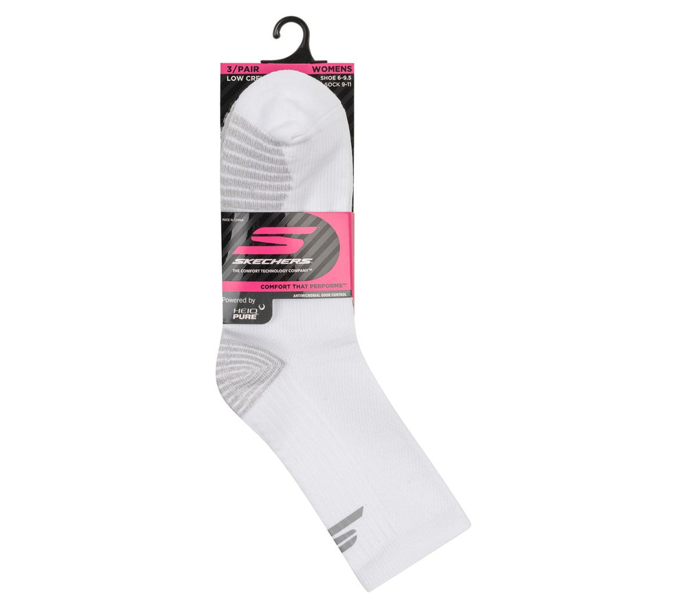Skechers Sale | Women|Clothing 3 Pack Women's Half Terry Low Crew Socks