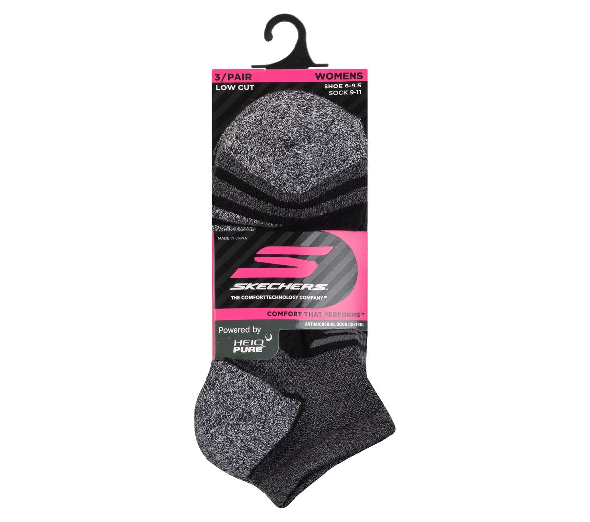 Skechers Outlet | Women|Clothing 3 Pack Women's Performance Low Cut Running Socks