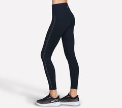 Skechers Discount | Women GO WALK Diamond-Studded Full Length High-Waisted Legging
