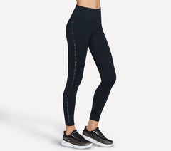 Skechers Discount | Women GO WALK Diamond-Studded Full Length High-Waisted Legging