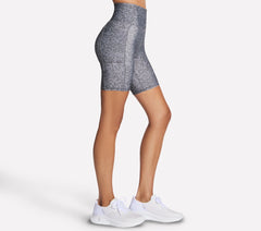 Skechers Outlet | Women GO FLEX Printed High Waisted 8 Inch Bike Short