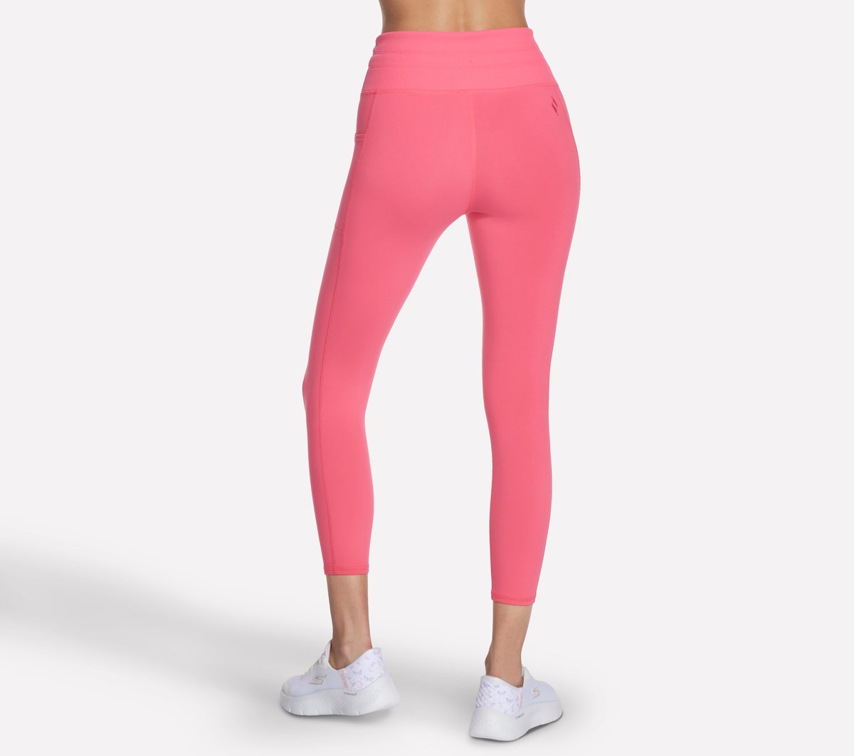 Skechers On sale | Women GO WALK Rib Mix High Waisted 7/8 Legging