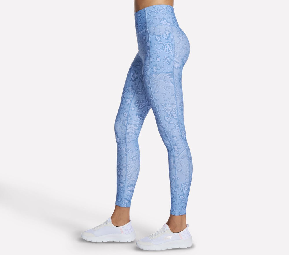 Skechers Discount | Women GO WALK Printed Full Length High-Waisted Legging