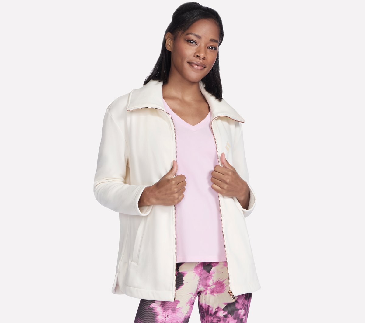 Skechers US | Women GO SNUGGLE Tunic Full Zip Jacket