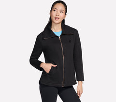 Skechers Discount | Women GO SNUGGLE Tunic Full Zip Jacket
