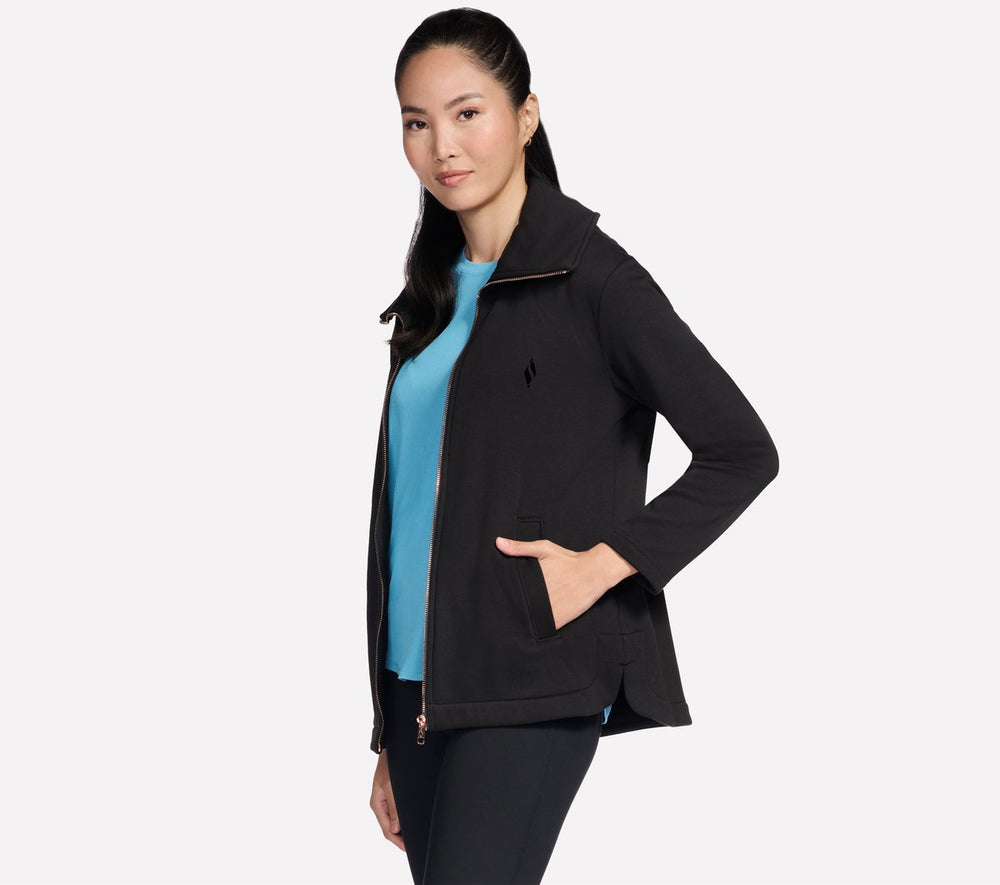 Skechers Discount | Women GO SNUGGLE Tunic Full Zip Jacket
