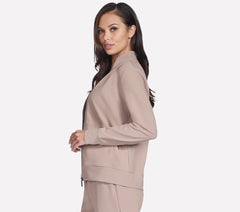 Skechers Online | Women GO Luxe Rib Everyday Full Zip Jacket