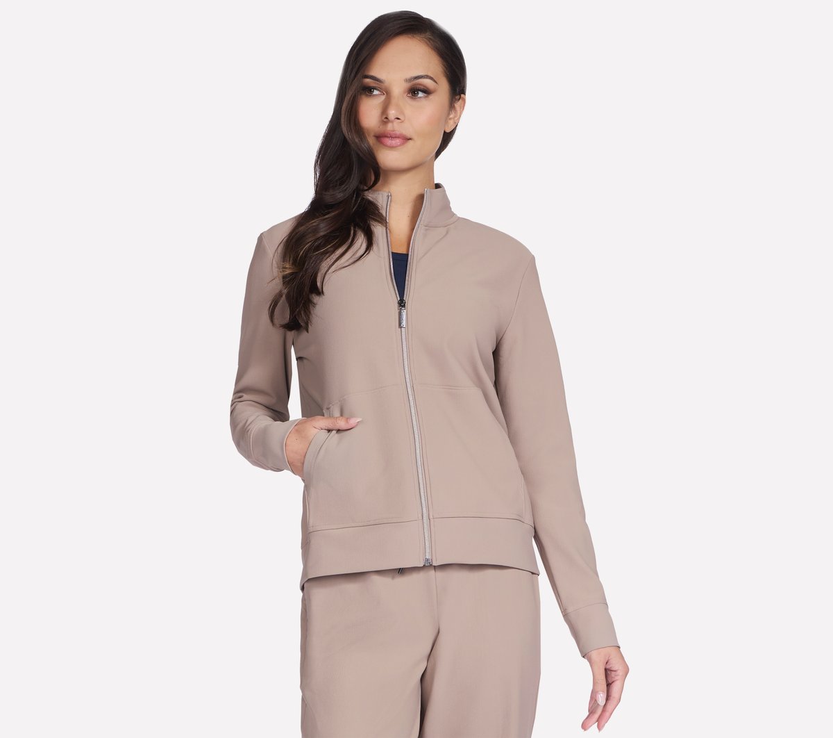 Skechers Online | Women GO Luxe Rib Everyday Full Zip Jacket