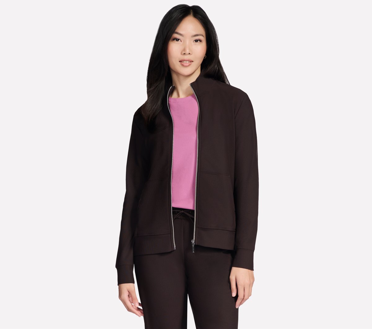 Skechers Sale | Women GO Luxe Rib Everyday Full Zip Jacket