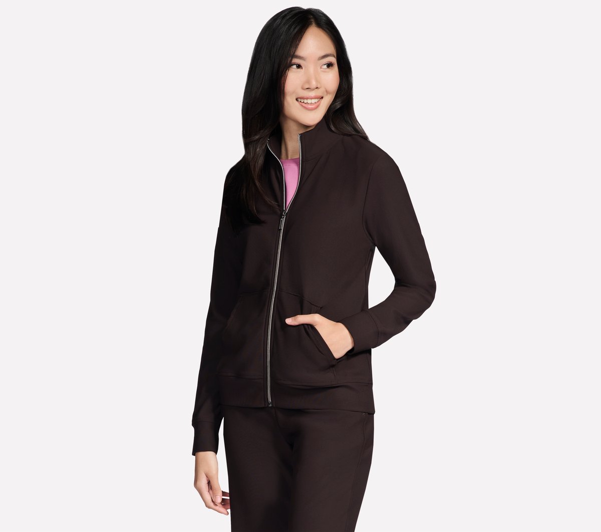 Skechers Sale | Women GO Luxe Rib Everyday Full Zip Jacket