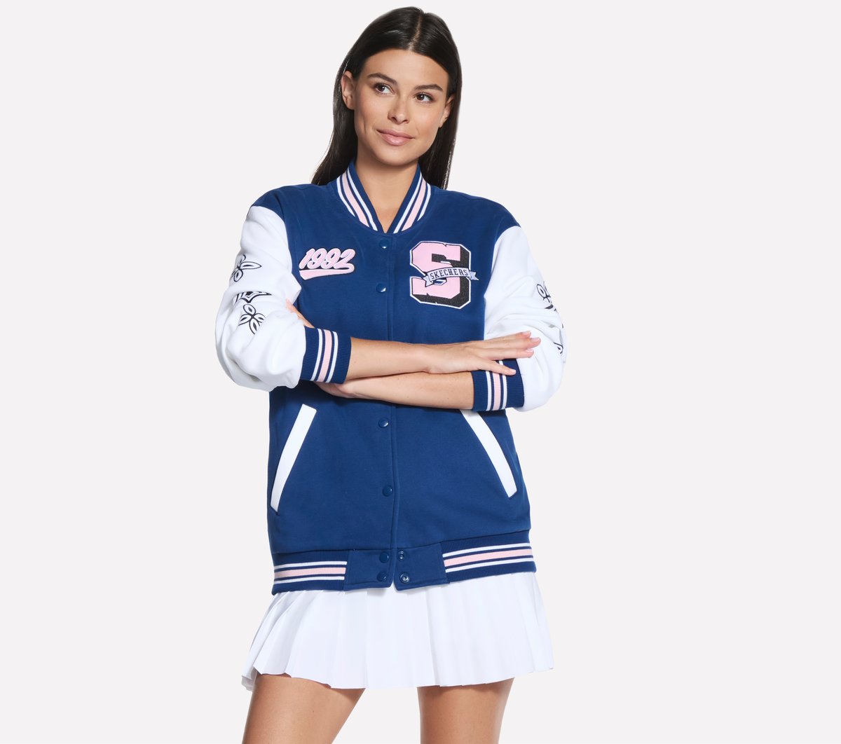 Skechers On sale | Women Varsity Jacket