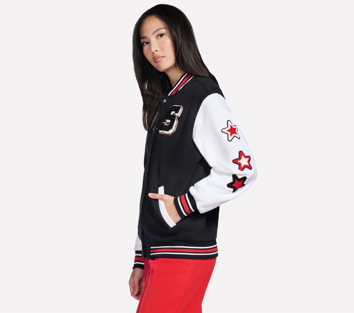 Skechers Outlet | Women Classic Varsity Jacket