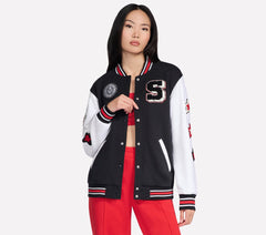 Skechers Outlet | Women Classic Varsity Jacket