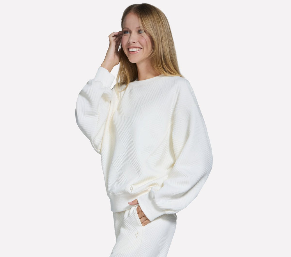 Skechers Discount | Women Downtown Cozy Fit Long Sleeve Crew