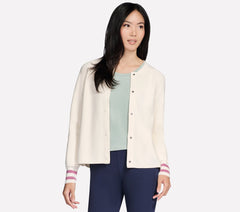Skechers Online | Women GO WALK Reflection Sweater Bomber