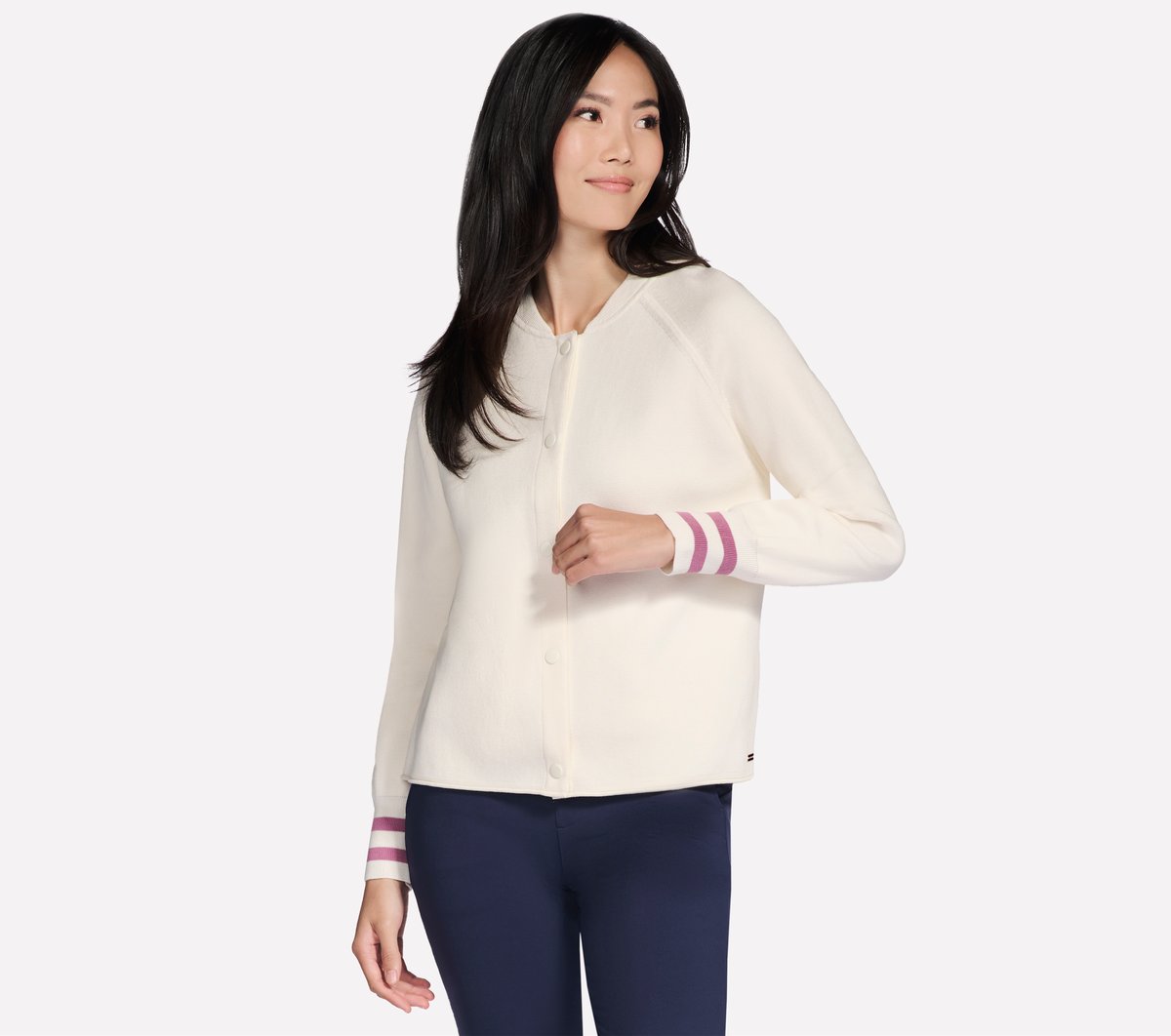 Skechers Online | Women GO WALK Reflection Sweater Bomber